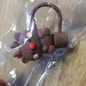 Reindeer straw topper NEW